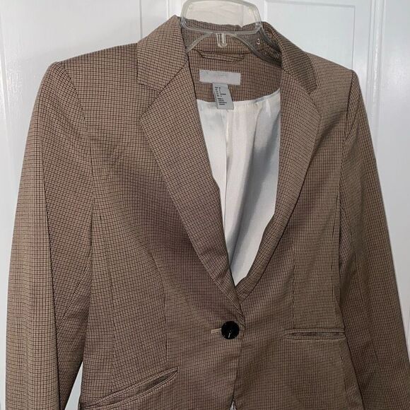 H&M checked blazer jacket size 6 - Picture 4 of 12